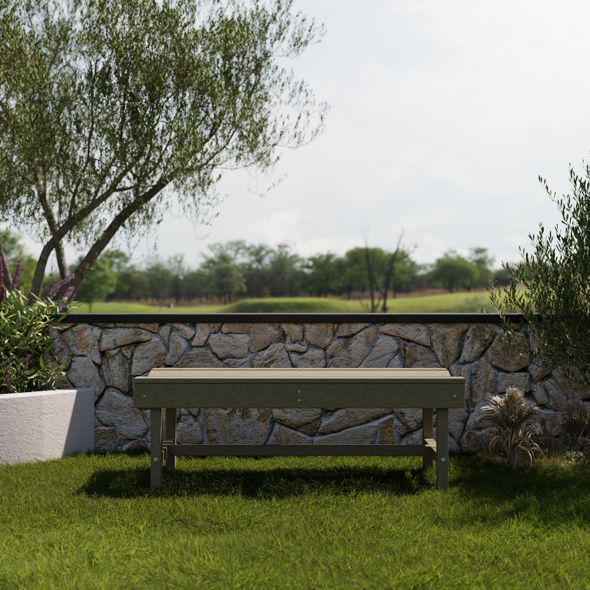 Classic Vineyard Bench Garden Bench