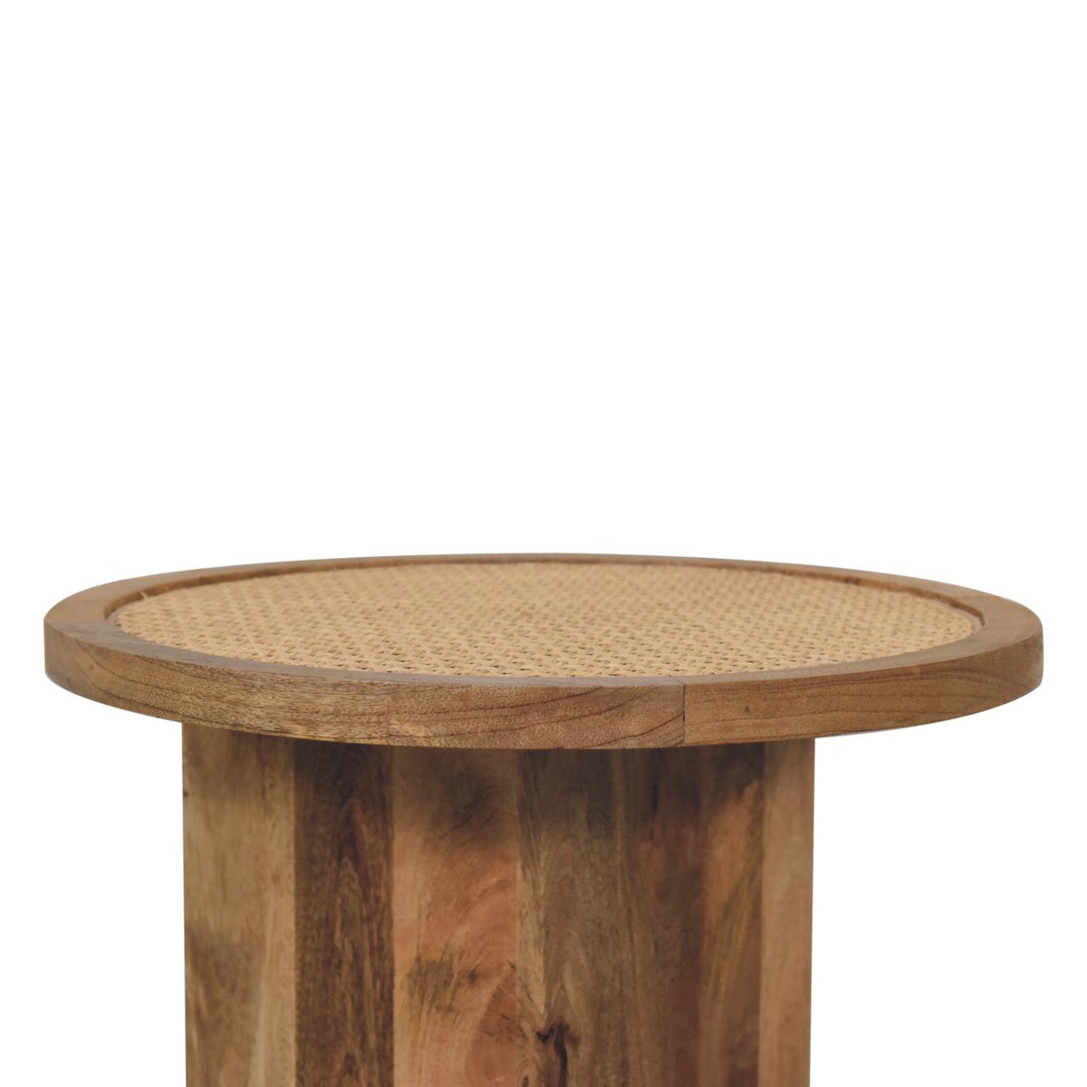 Close-knit Corner End Table Bench