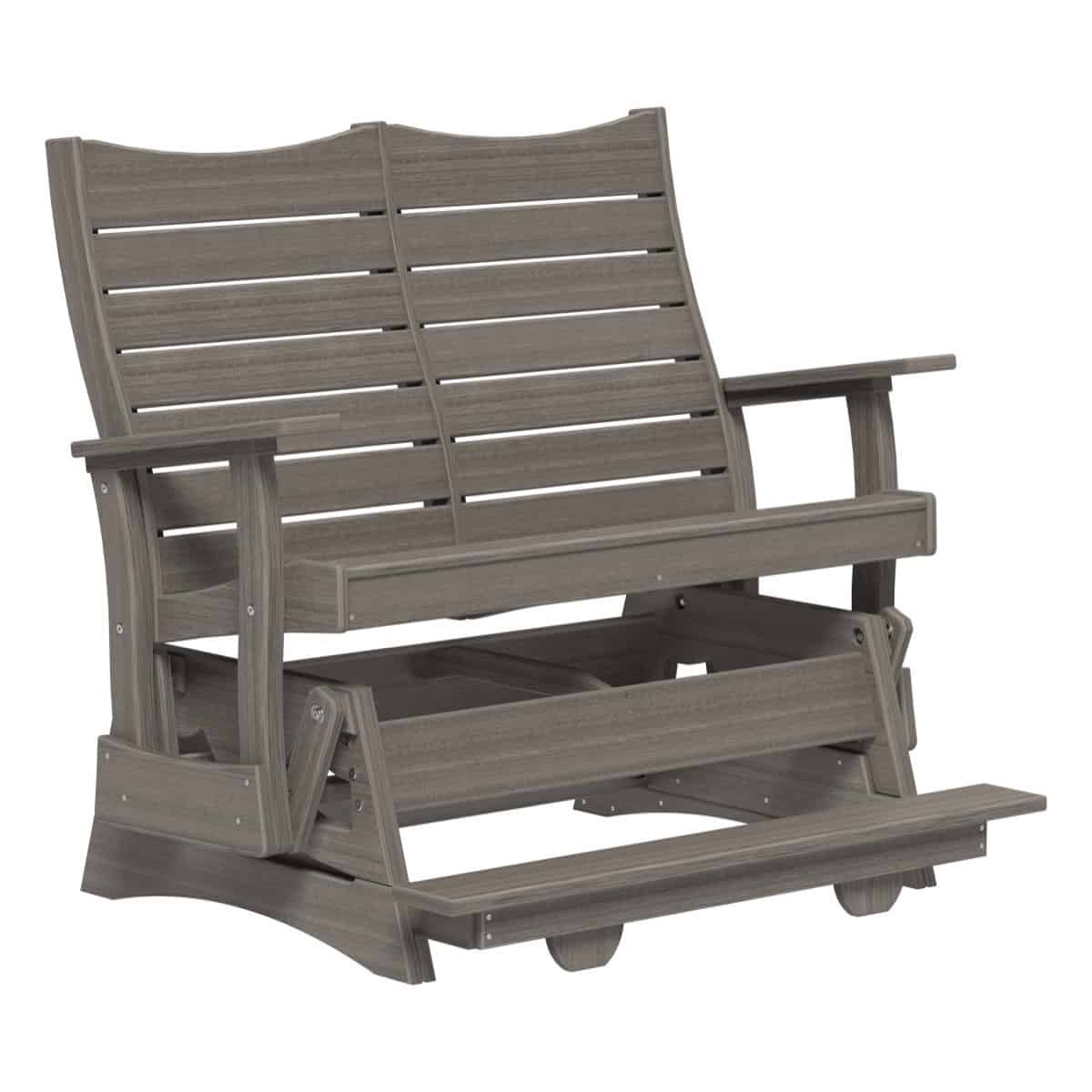 Contour Balcony Glider Porch Swing 4ft / Coastal Gray