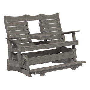 Contour Balcony Glider Porch Swing 5ft / Coastal Gray