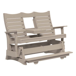 Contour Balcony Glider Porch Swing 5ft / Weatherwood