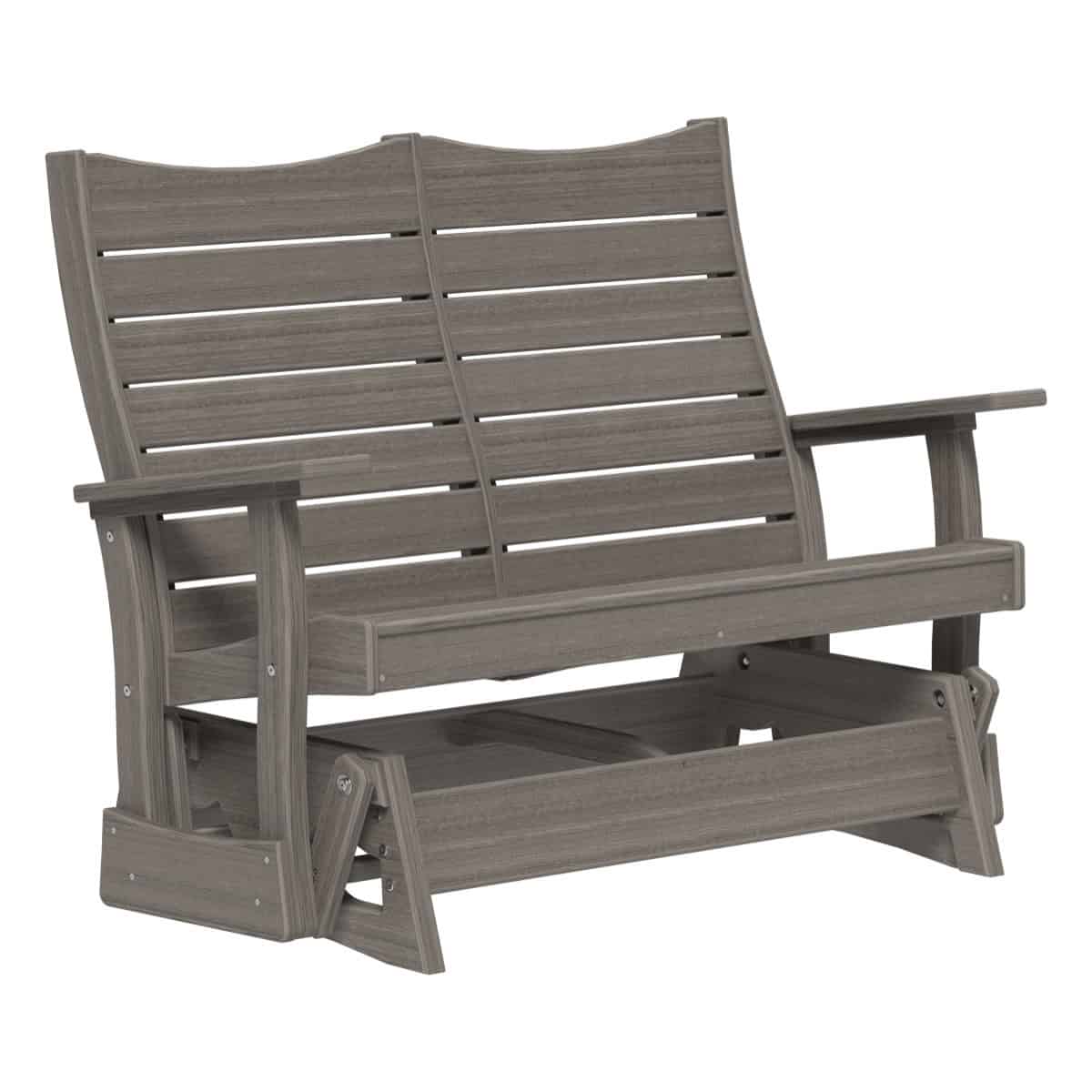 Contour Glider Porch Swing 4ft / Dove Gray & Slate