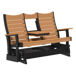 Contour Glider Porch Swing 5ft / Cedar & Black