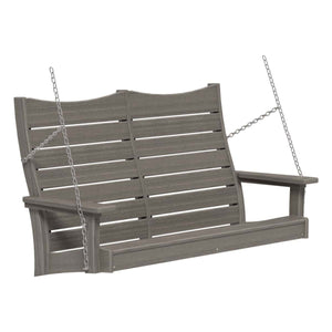 Contour Swing Porch Swing 4ft / Coastal Gray