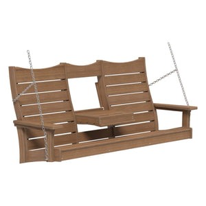 Contour Swing Porch Swing 5ft / Antique Mahogany