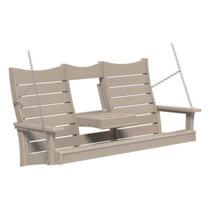 Contour Swing Porch Swing 5ft / Weatherwood