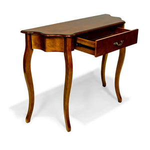 Curved Console Table - Cherry Finish by All Things Cedar Storage Benches