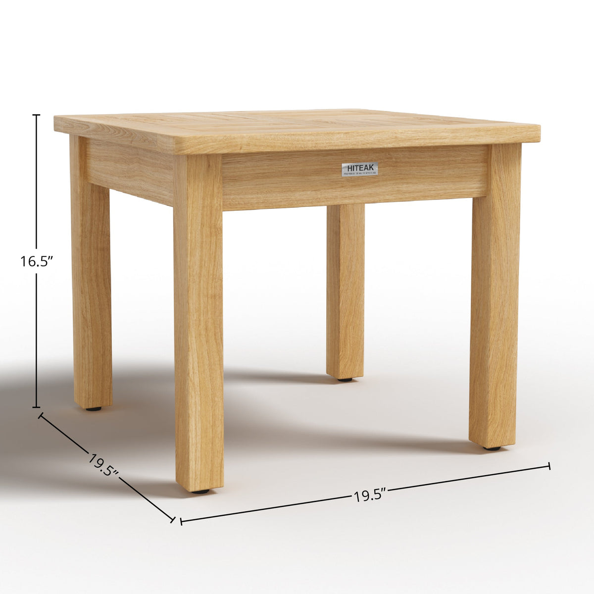 Dionne Square Teak Outdoor Side Table Outdoor Table