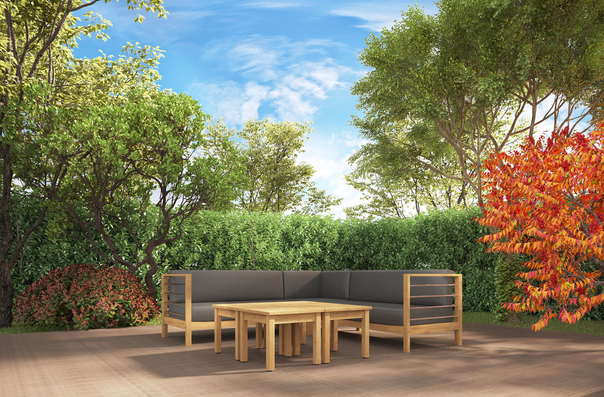 Dionne Square Teak Outdoor Side Table Outdoor Table