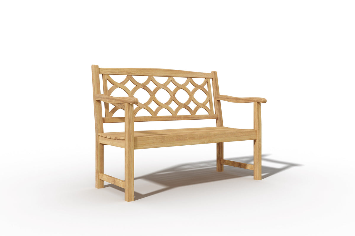 Dupont 2-Person Teak Outdoor Bench Outdoor Chair