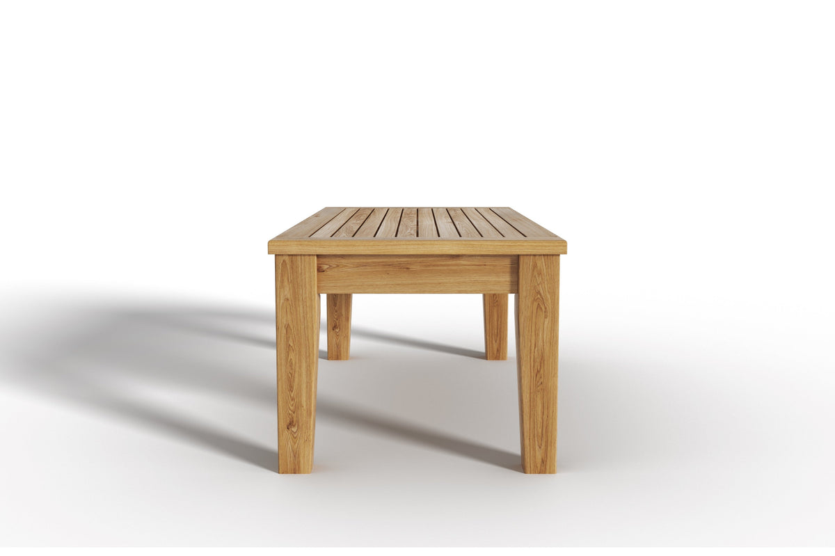 Eliane Rectangular Teak Outdoor Coffee Table Outdoor Table
