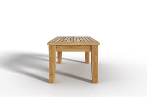 Eliane Rectangular Teak Outdoor Coffee Table Outdoor Table