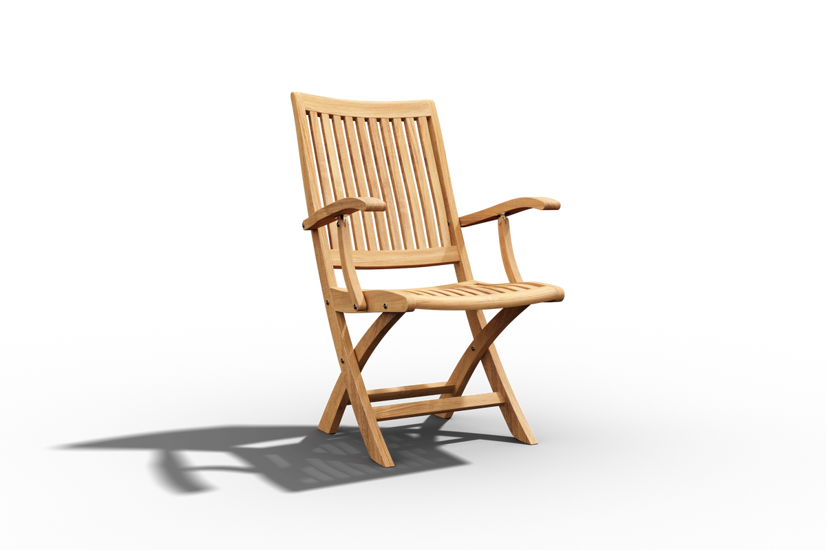 Felice Teak Outdoor Dining Folding Armchair Outdoor Table