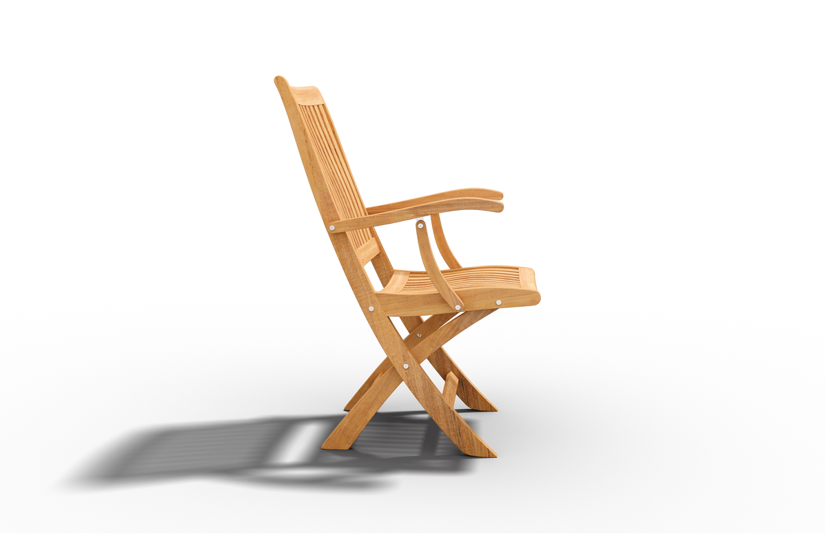 Felice Teak Outdoor Dining Folding Armchair Outdoor Table
