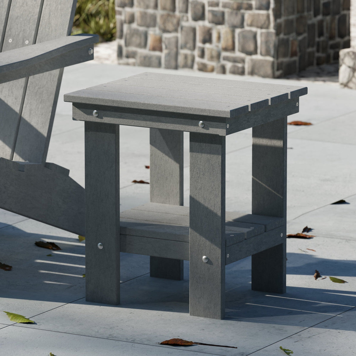 Freedom Modern Adirondack Chair &amp; Freedom Side Table outdoor furniture