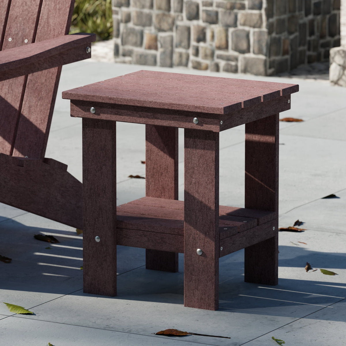 Freedom Modern Adirondack Chair &amp; Freedom Side Table outdoor furniture