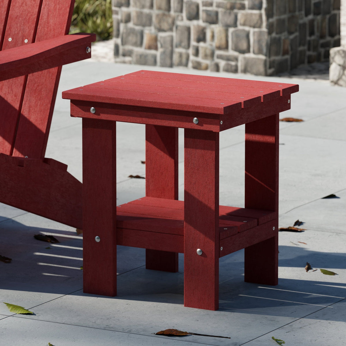 Freedom Modern Adirondack Chair &amp; Freedom Side Table outdoor furniture