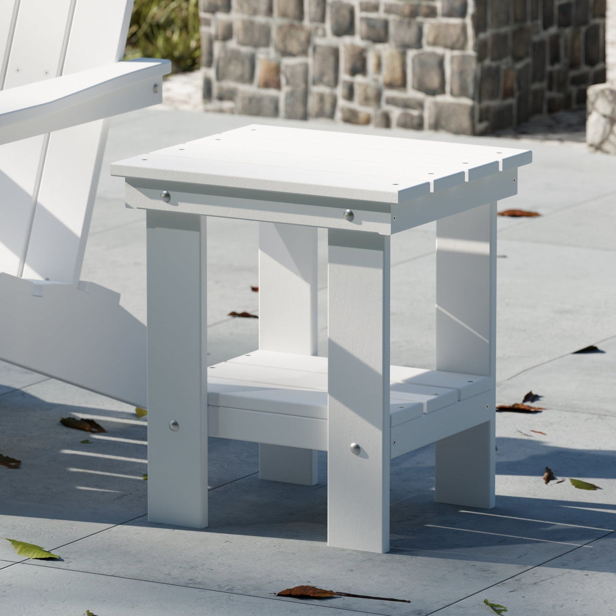 Freedom Modern Adirondack Chair &amp; Freedom Side Table outdoor furniture