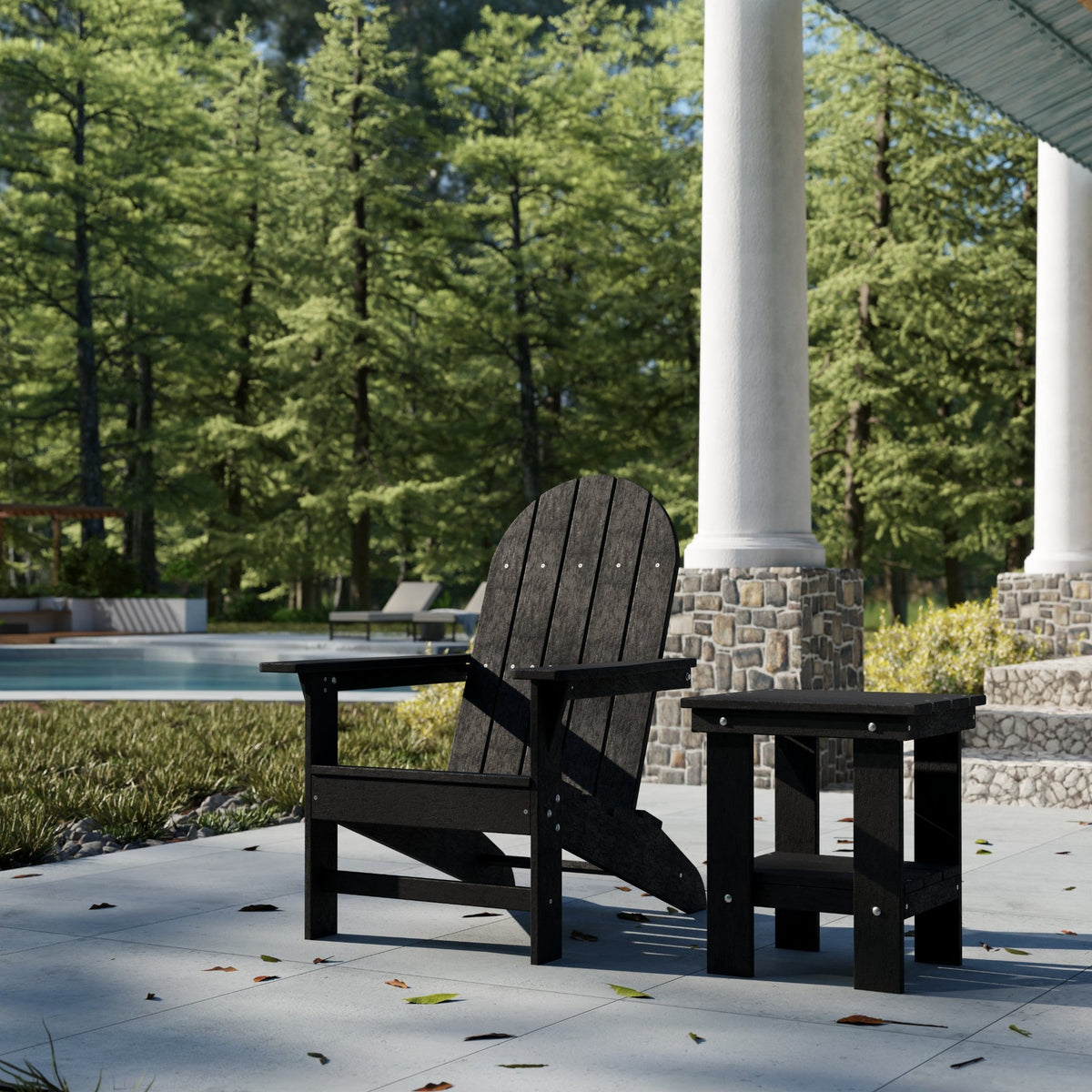 Freedom Modern Adirondack Chair &amp; Freedom Side Table outdoor furniture