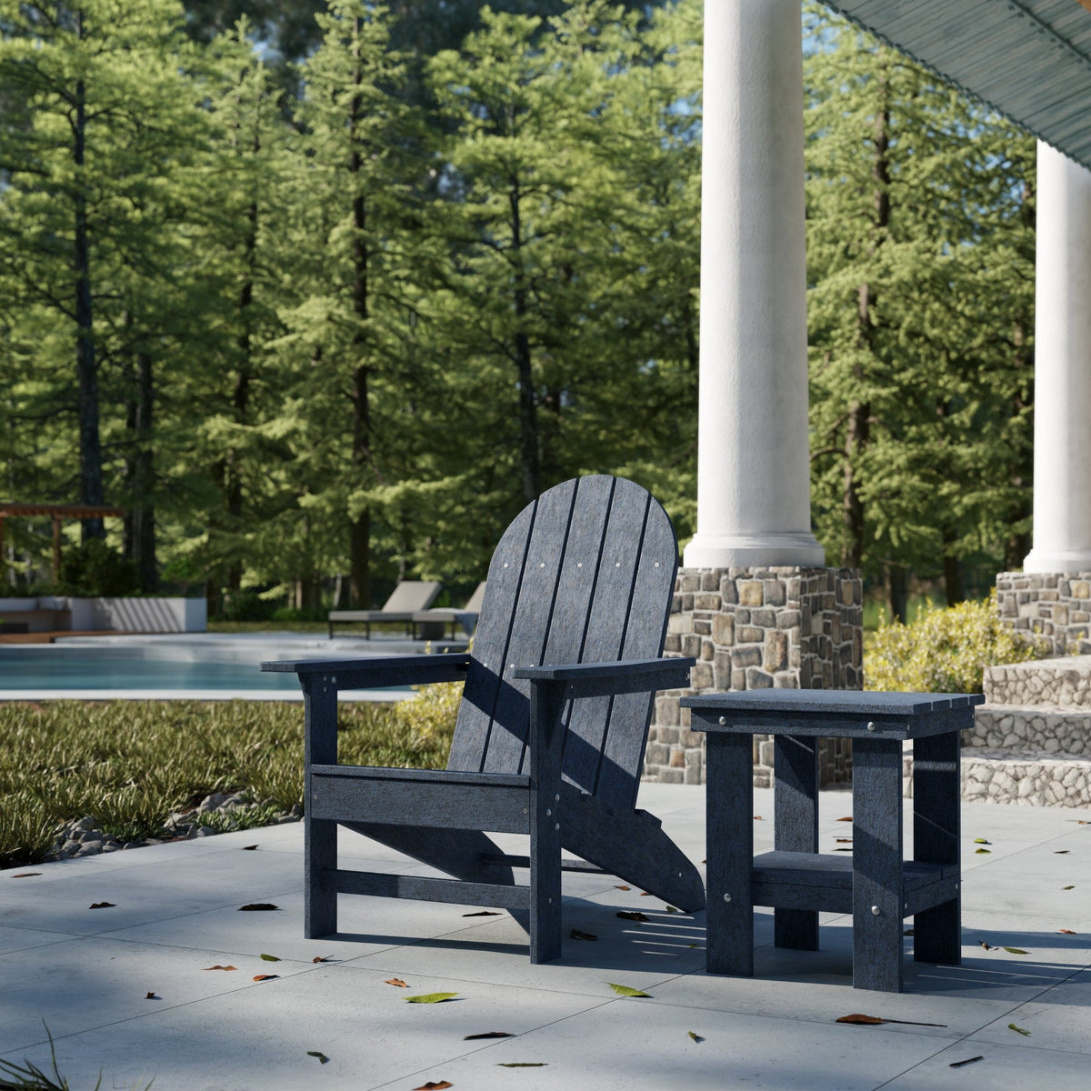 Freedom Modern Adirondack Chair &amp; Freedom Side Table outdoor furniture