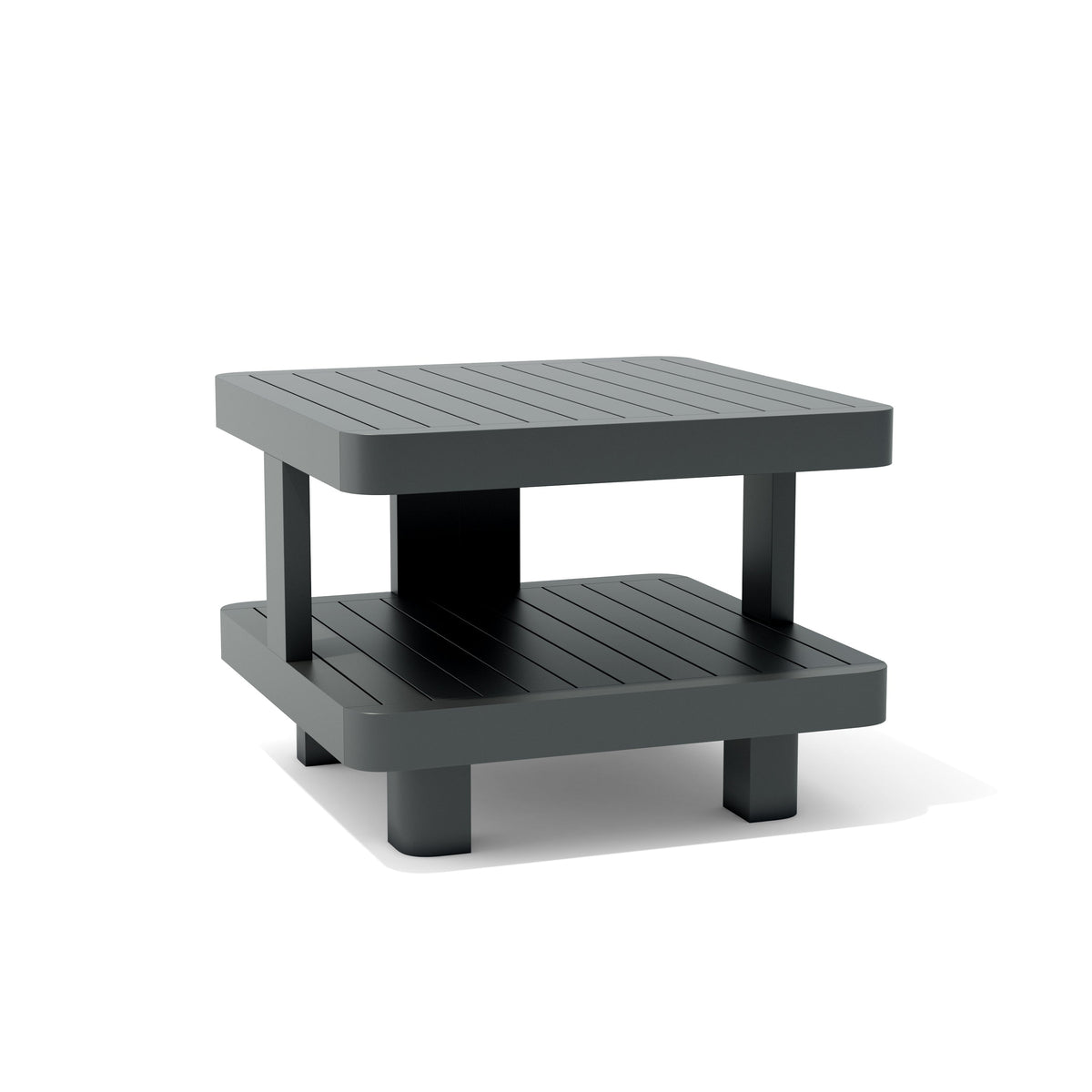 Granada Aluminum Side Table Susan