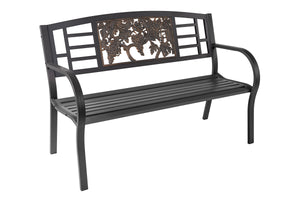 Grapes Steel Bench - The Charming Bench Company
