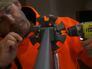 Shadowspec Retreat™ Wall Mounted Umbrella - The Charming Bench Company-Shadowspec Retreat™ Wall Mounted Umbrella