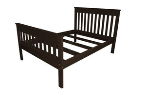 Harmony Bed - Twin, TwinXL, Full and Queez Size Beds Full / Coffee Paint