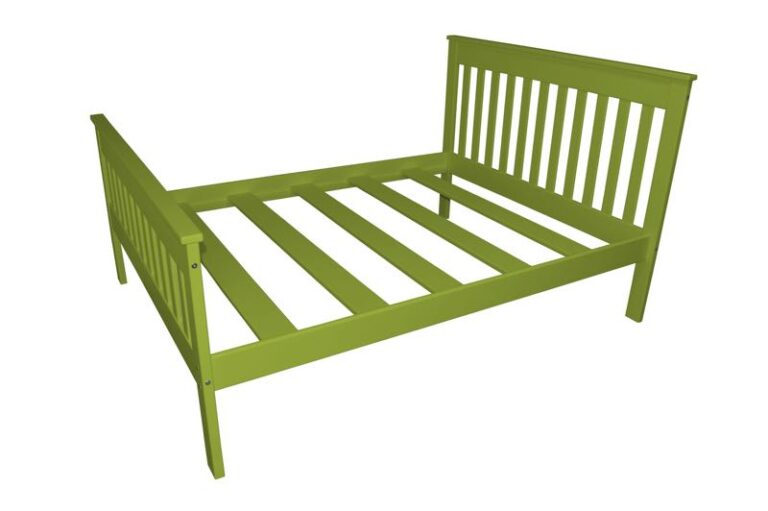 Harmony Bed - Twin, TwinXL, Full and Queez Size Beds Queen / Lime Green Paint