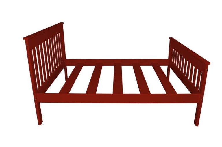 Harmony Bed - Twin, TwinXL, Full and Queez Size Beds Queen / Tractor Red Paint