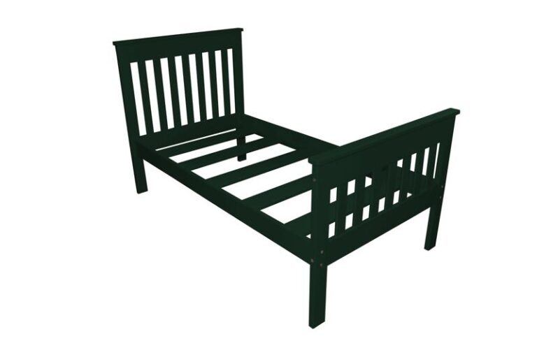 Harmony Bed - Twin, TwinXL, Full and Queez Size Beds Twin / Black Paint