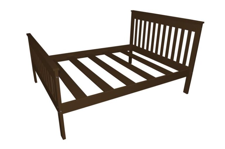 Harmony Bed - Twin, TwinXL, Full and Queez Size Beds Twin / Coffee Paint