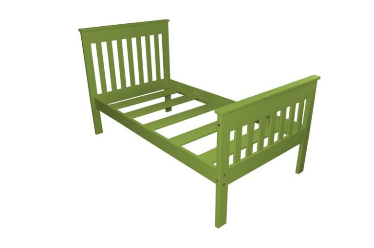 Harmony Bed - Twin, TwinXL, Full and Queez Size Beds Twin / Lime Green Paint