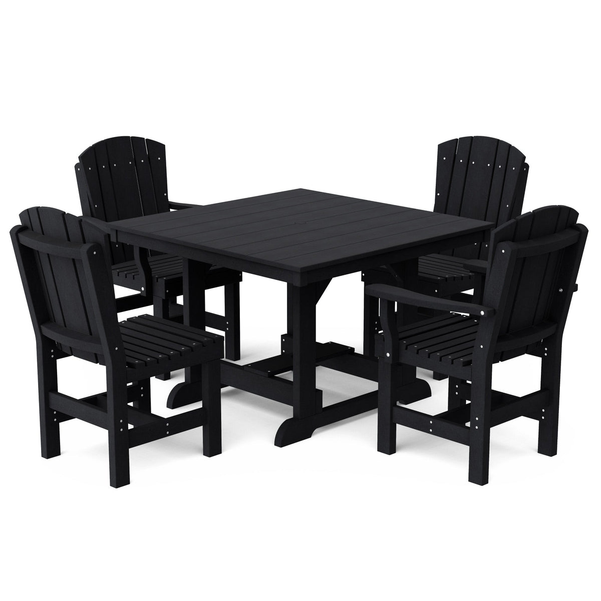 Heritage 5-Piece 44"x44" Dining Set Dining Set