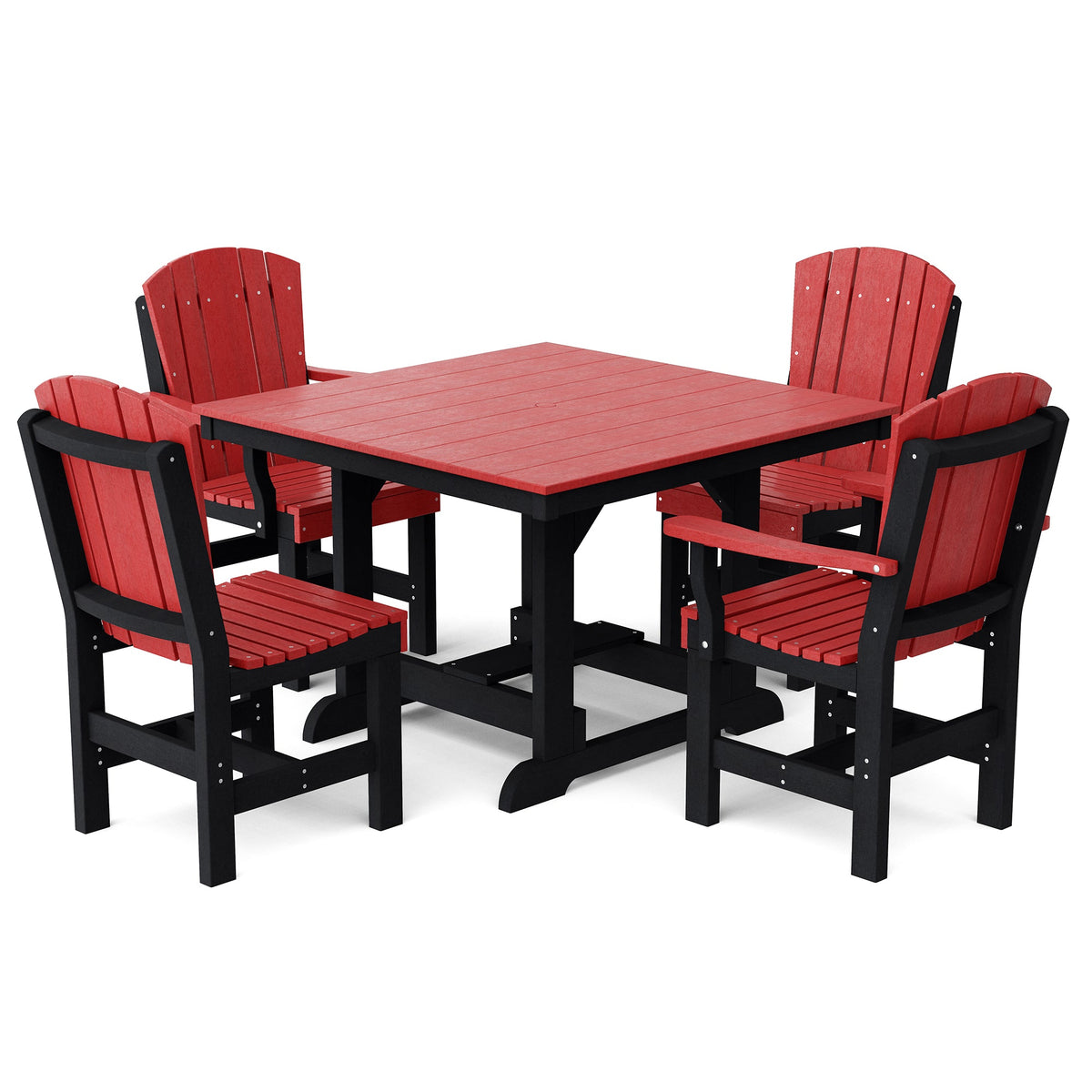 Heritage 5-Piece 44"x44" Dining Set Dining Set
