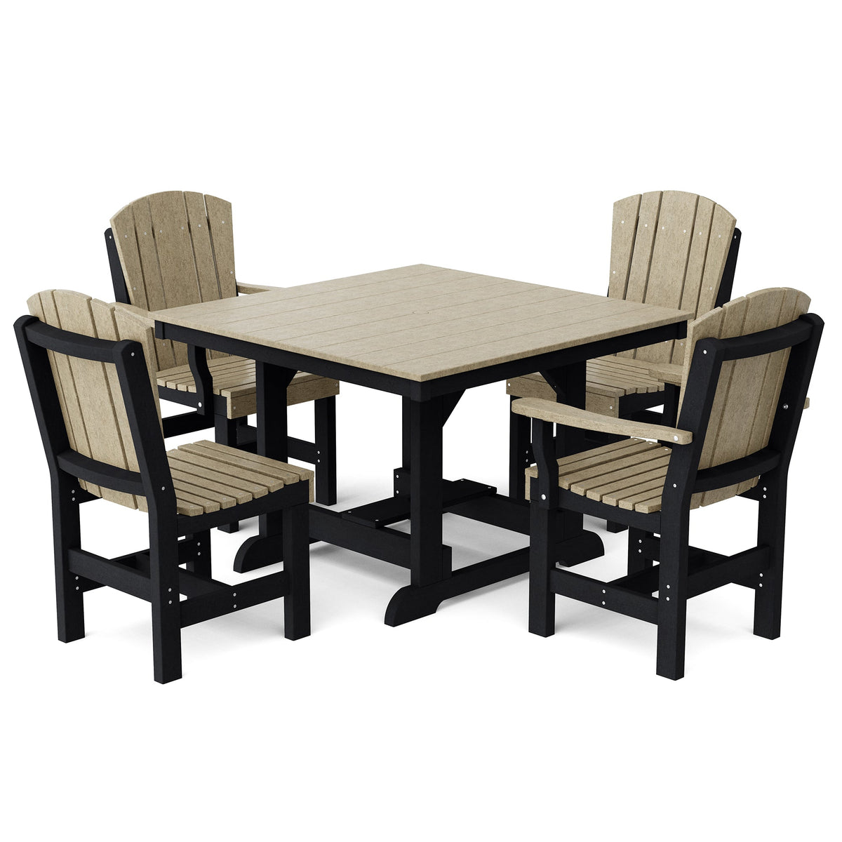 Heritage 5-Piece 44"x44" Dining Set Dining Set