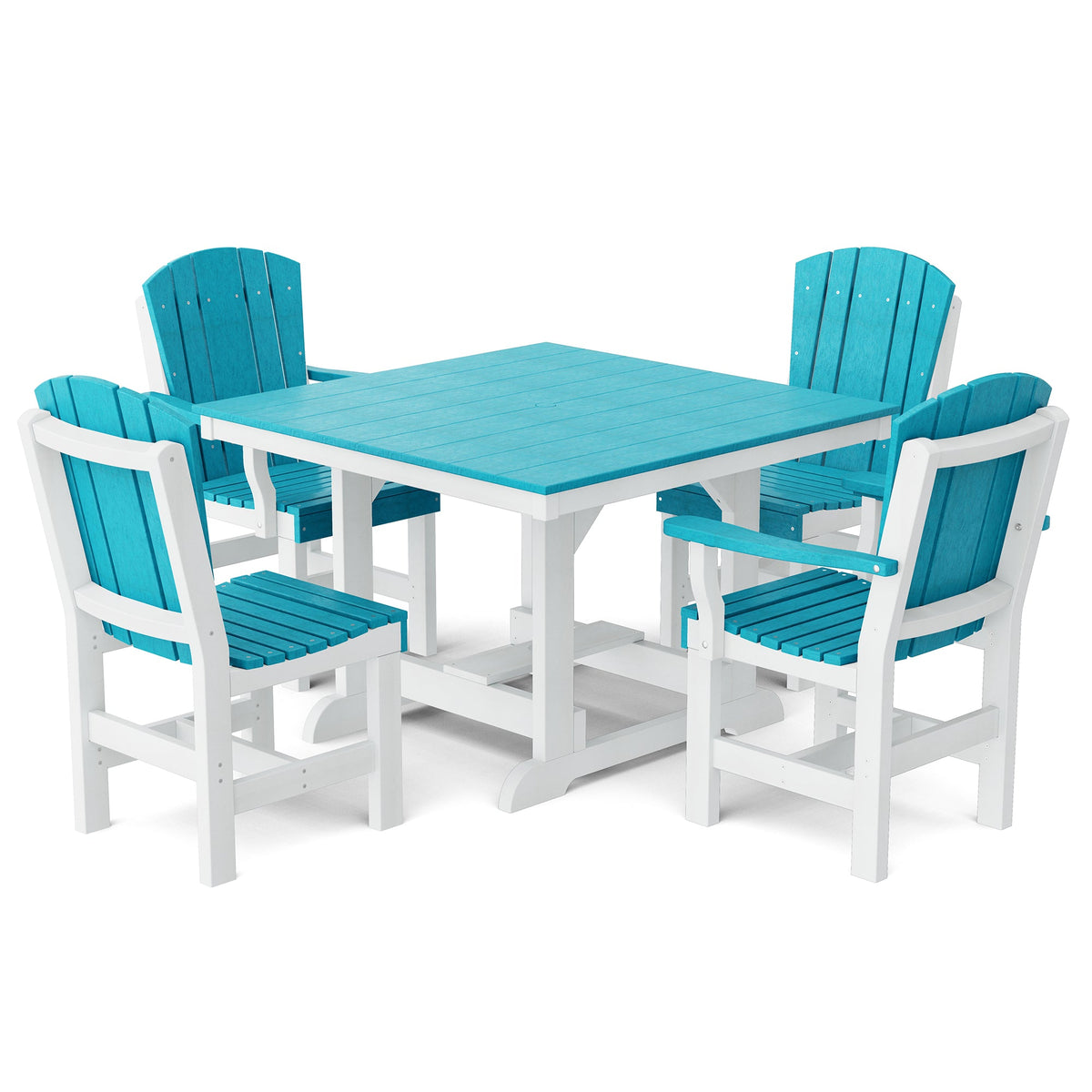 Heritage 5-Piece 44"x44" Dining Set Dining Set