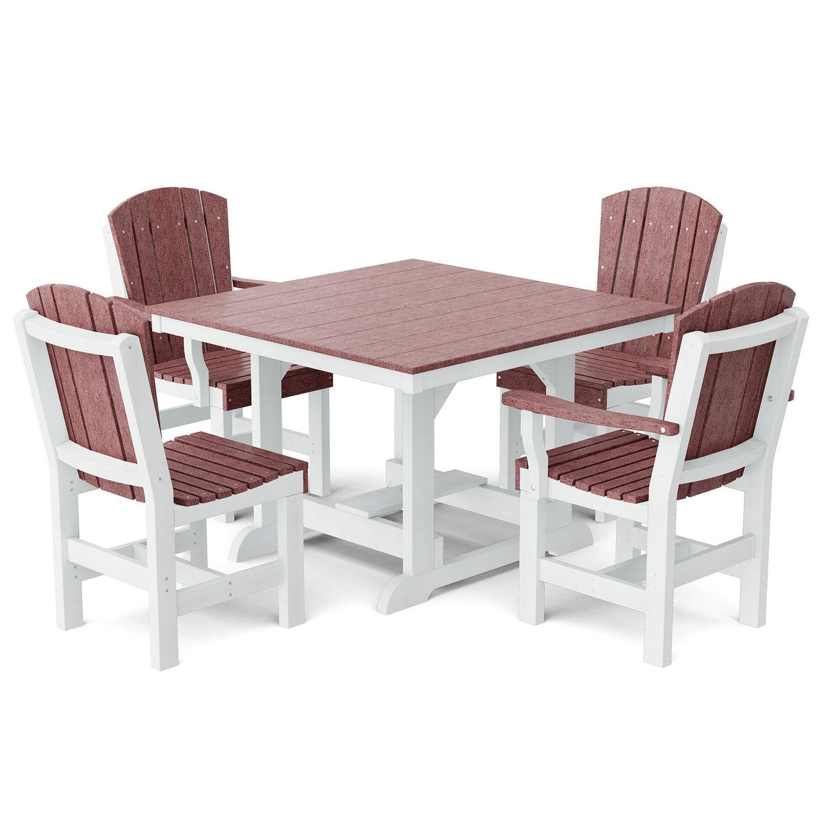 Heritage 5-Piece 44"x44" Dining Set Dining Set