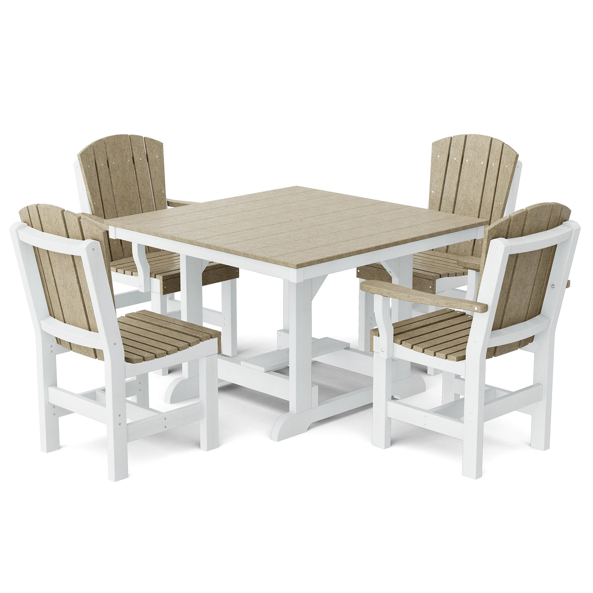 Heritage 5-Piece 44"x44" Dining Set Dining Set