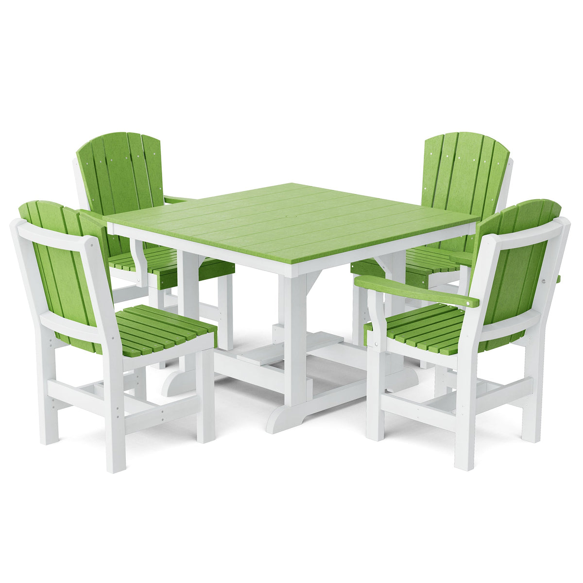 Heritage 5-Piece 44"x44" Dining Set Dining Set