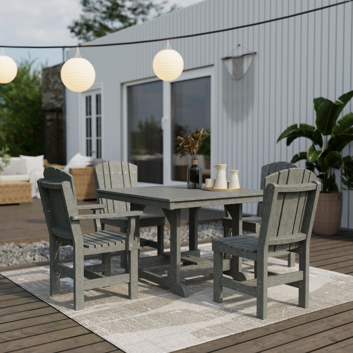 Heritage 5-Piece 44"x44" Dining Set Dining Set