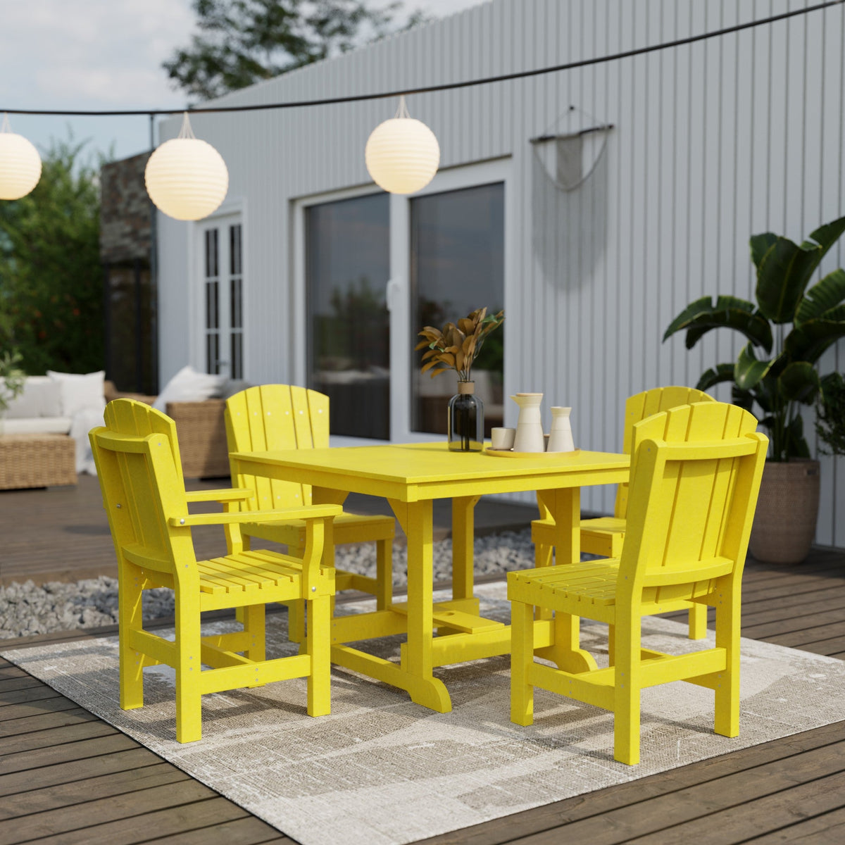 Heritage 5-Piece 44"x44" Dining Set Dining Set