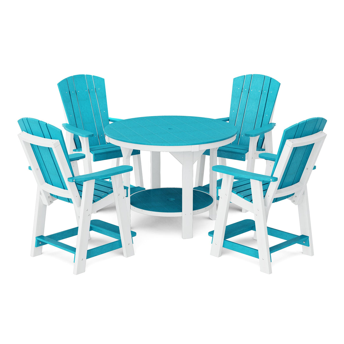 Heritage 5-Piece 48" Pub Counter Set Dining Set