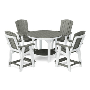 Heritage 5-Piece 48" Pub Counter Set Dining Set