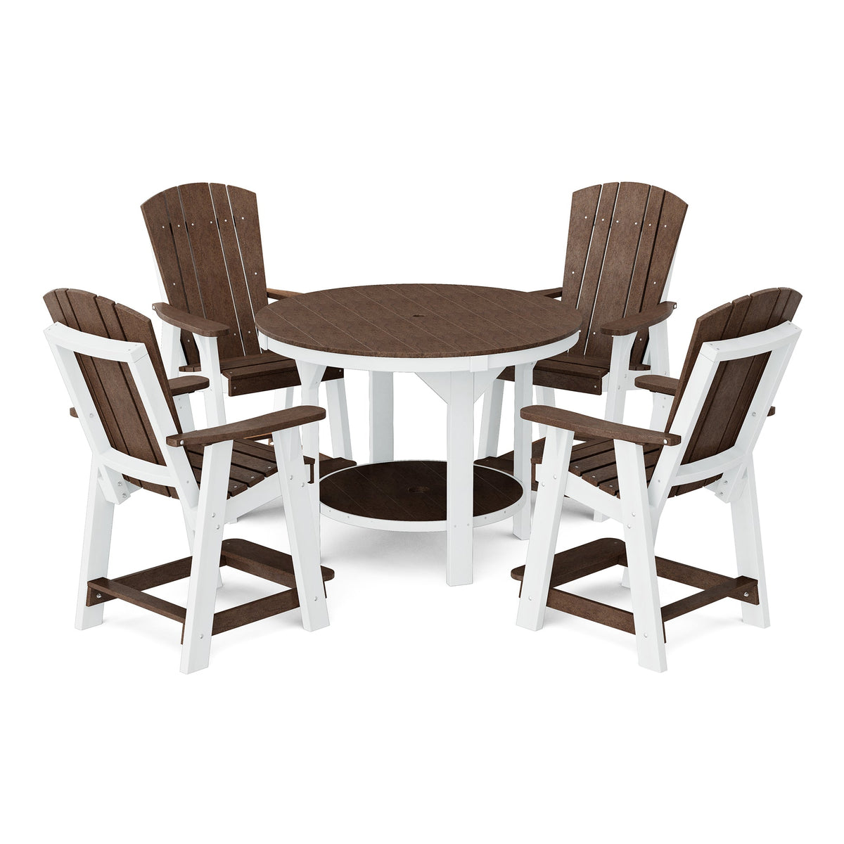 Heritage 5-Piece 48" Pub Counter Set Dining Set