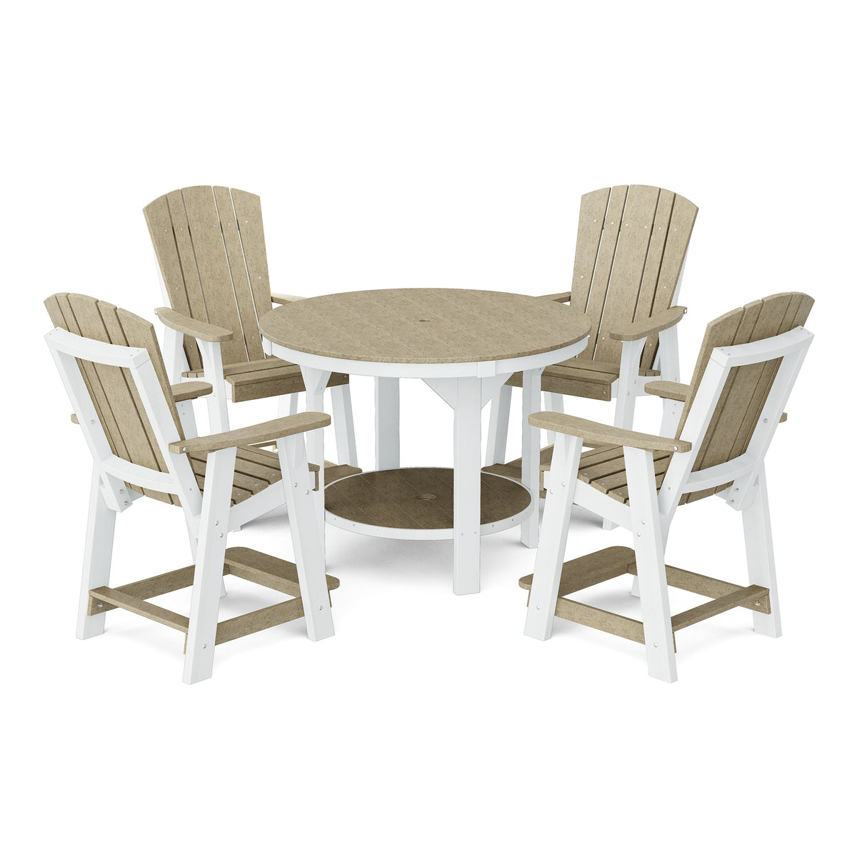 Heritage 5-Piece 48" Pub Counter Set Dining Set