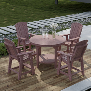 Heritage 5-Piece 48" Pub Counter Set Dining Set