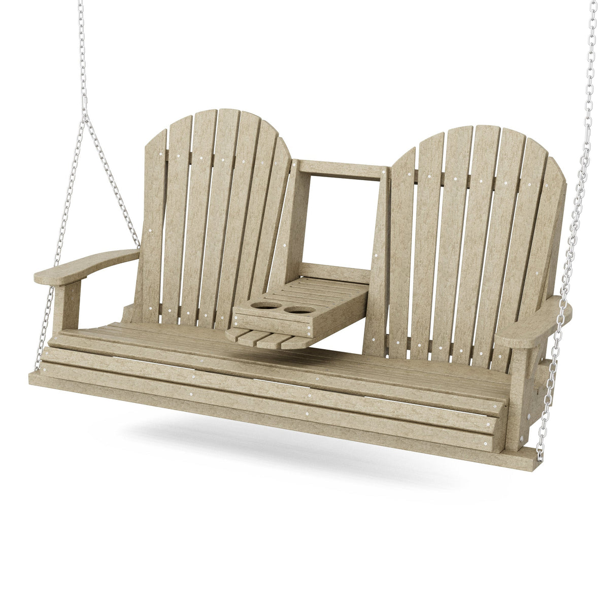 Heritage 5' Swing With Console Porch Swing