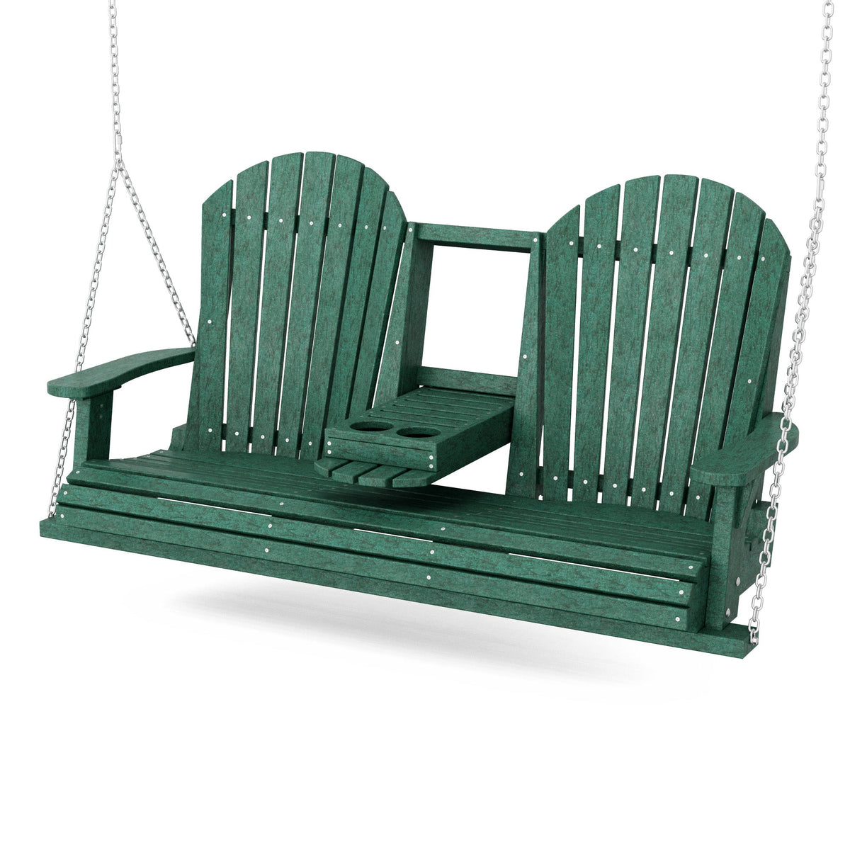 Heritage 5' Swing With Console Porch Swing