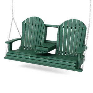 Heritage 5' Swing With Console Porch Swing